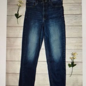 Express high waisted mom jeans